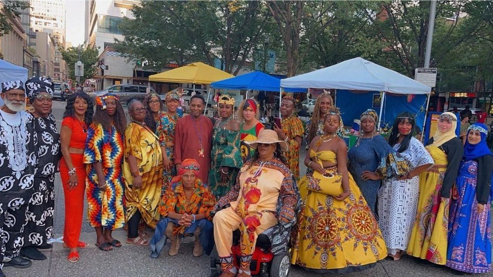 Festival goers